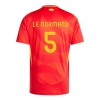 Officiële Voetbalshirt Spanje Robin Le Normand 5 Thuis EK 2024 - Heren